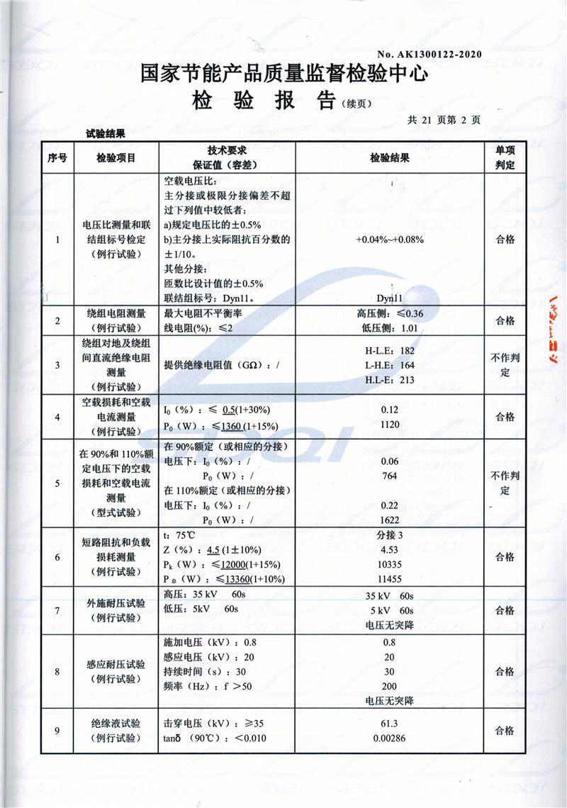 高低压试验报告-S11-1250兴海兴海兴海油浸式变压器-2.jpg